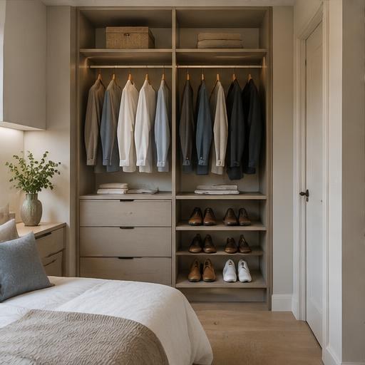 Imagen de referencia de closets y vestieres, opción 4