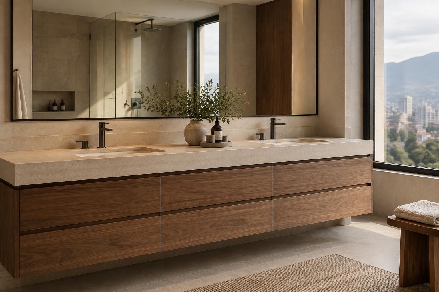 Imagen de referencia de mueble de baño contemporáneo